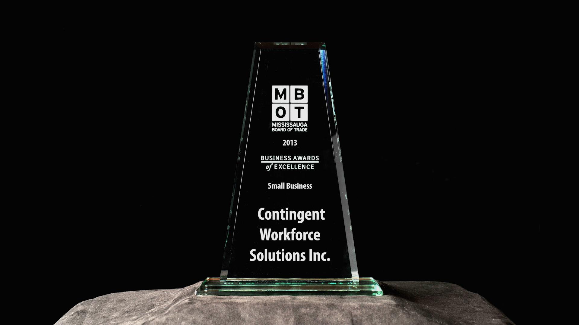 Contingent Workforce Solutions   2013 MBOT Small Business