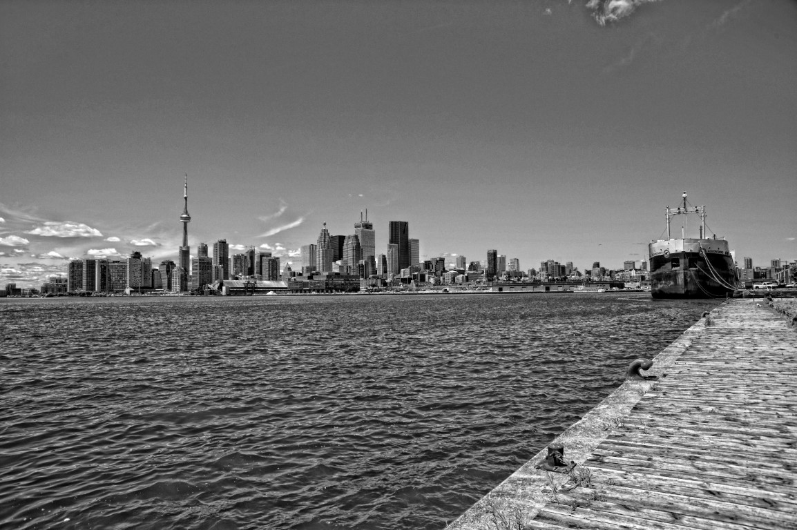 Toronto Skyline BnW